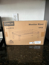 Zimilar Black Monitor Riser Model Z113 1 Pcs in OPEN BOX See condition details picture