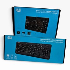 2-Pack Adesso AKB-310UB & AKB132-UB SlimTouch & EasyTouch Keyboards New & Sealed picture