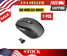 NEW 2.4G Wireless Mouse 1600 DPI Optical Silent Click USB Mini Slim PC Laptop picture