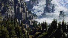 Landscape the witcher 3 wild hunt geralt of rivia Custom Gaming Mat Desk picture