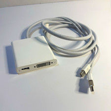 Apple A1306 Mini DisplayPort Male to DVI Female Adapter w/ USB Port White picture