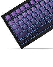 x XVX Shine Through PBT Keycaps, Custom Keycaps 60 75 100 Percent Cherry Prof... picture