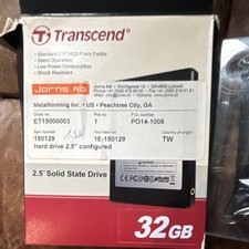 Transcend 32GB 2.5in SATA Internal SSD 7mm Silent Low Power Shock Resistant picture