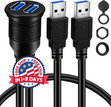 Cable de extensión USB 3.0 macho a USB 3.0 hembra AUX para montaje empotrado en picture