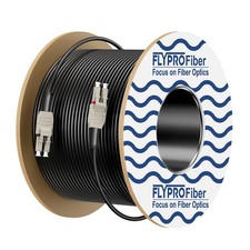 - OM3 LC to LC Outdoor Armored Fiber Patch Cable Multimode 50M picture