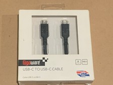 3-Foot USB-C Male to USB-C Male Cable, Black, USB 3.1 Gen 2, 10Gbps Superspeed+ picture