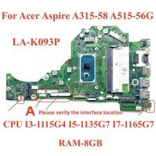 LA-K091P For Acer A315-58 A515-56G Laptop motherboard with I3-1115G4 RAM-4G/8GB picture