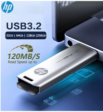 HP USB 3.2 Flash Drive 32GB 64GB 128GB 256GB Metal Memory Stick High Speed picture