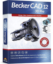 Becker CAD 12 3D PRO - Sophisticated 2D and 3D CAD Software for Professionals - picture