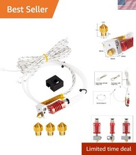 Complete MK10 Hotend Kit: Leak-Proof 0.4mm Nozzle & Aluminum Heating Block picture