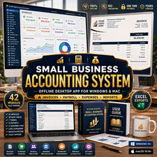 Small Business Accounting Software on USB Drive | Desktop App for Window/MAC picture