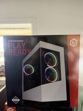 CyberPowerPC Gaming PC Case ONLY with Tempered Glass Side Panel picture