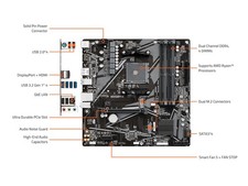 B550M K AM4 AMD B550 Micro-ATX Motherboard with Dual M.2, SATA 6Gb/s, GIGABYTE picture