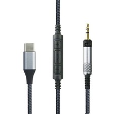 NewFantasia USB C Audio Cable Compatible with Technica ATH-M60X Grey  picture