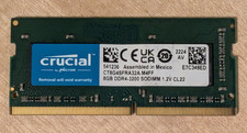 Crucial 8GB DDR4-3200 PC4-25600 260-Pin SO-DIMM Non-ECC CT8G4SFRA32A picture