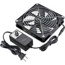  140Mm X 25Mm 110V 220V Ac Powered Fan With Speed Controller For Diy Cabi picture