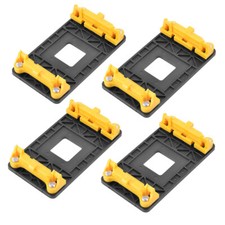 AMD AM2 940 Socket CPU Radiator Fan Holder Yellow Black 4pcs picture