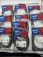 Lot of 10 Tripp Lite P018-006 6FT C14 to C15 Power Cords 15A 250V 14AWG NEW picture