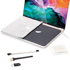 2 Pack Reversible Microfiber Laptop Keyboard Cover Cloth,Screen Keyboard Impr... picture