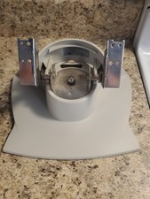 Vtg 2001 Crt Computer Monitor Stand 150s1c/74 Swivel Cream Off White Grey  picture