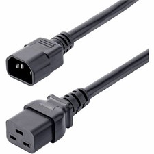 StarTech 6ft Heavy Duty Power Cord, C14 to C19 Heavy Gauge PDU Power Cable picture