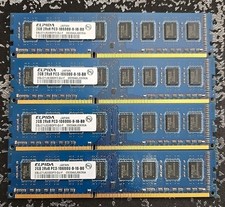 8GB (4x2GB) ELPIDA DDR3 2RX8 PC3-10600U-9-10-B0 EBJ21UE8BDF0-DJ-F DESKTOP MEMORY picture