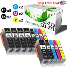13 PK PGI270XL CLI271XL Ink Cartridge for Canon PIXMA MG6820 MG6821 Black Silver picture