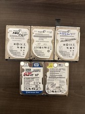 Lot of 5 Laptop SATA Hard Drives – WD Scorpio & Seagate 120/320/500GB – Tested picture