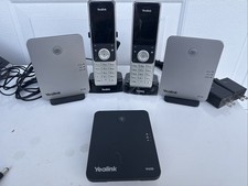 2 Yealink W56H Wireless DECT Handset w/ Charging Cradle, Dect IP Base, And Repea picture