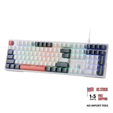 K668 RGB Gaming Keyboard, 108 Keys Wired Mechanical Keyboard Gemini Eclipse picture