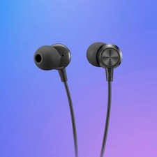 LENOVO USB-C WIRED IN-EAR HEADPHONE BLACK picture