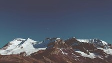 Landscape nature rocky mountains usa snowy Custom Gaming Mat Desk picture
