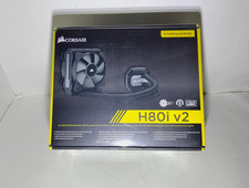 NEW, Updated AM4 Version, CORSAIR H80i v2 120mm Liquid CPU Cooler, CW-9060024-WW picture