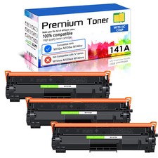 3PK W1410A Toner Cartridges 141A Fit for HP M110w M139w M140w Black , 950Pages picture