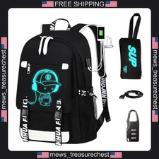 Waterproof Oxford Laptop Backpack with USB Charging & Headphone Port picture