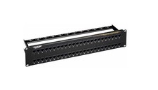 Black Box CAT6 Feed-Through Patch Panel Unshielded 48-Ports JPM820A picture