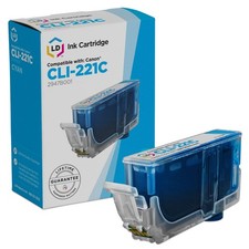 LD 2947B001 CLI221C CLI221 Cyan Ink Cartridge for Canon Printer picture