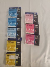 epson 79 ink cartridges 3 Cyan 2 Yellow 3 Magenta picture