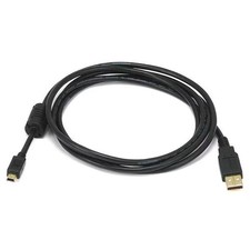 Monoprice Standard USB Cable,Black,36in L 5447 Monoprice 5447 0844660054474 picture