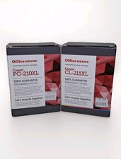 Office Depot High-Yield Tricolor Ink For Canon CL-211XL & Black PG-210XL  picture