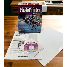 Perfect Photo Printer Data Becker Vintage Windows 95 CD Software picture