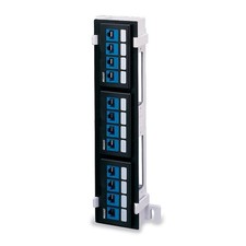 QuickPort 12 Port Terminal Block Patch Panel 14 Gauge Steel Mounting Bracket picture