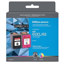 HP OFFICE DEPOT HIGH-YIELD TRI-COLOR INK CARTRIDGE HP 65XL/65 - BLACK TRI-COLOR picture