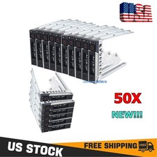 Lot of 50 2.5'' Hard Drive Tray Caddy For Dell R640 R740 R940 R7415 Gen14 DXD9H picture