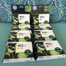 LOT OF 8 GENUINE HP 952XL (L0S61AN/L0S64AN/L0S67AN) HIGH YIELD INK CARTRIDGE picture