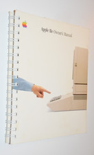 Vintage 1984 Apple IIE Owners Manual 030-1140-A guide book 192 pgs 2e computing picture