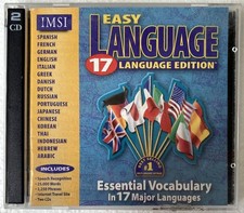Easy Language 17 Language Edition (Vintage 1996 IMSI Software 2-Disc CD Pack) picture