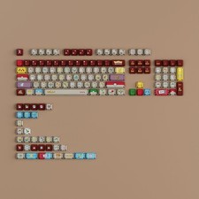 pokemon  Anime PBT Keycaps 122 Keys Set For Mechanical Keyboard picture