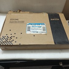 NETIS 24PORT RACK MOUNTABLE GIGABIT ETHERNET SWITCH ST3124G picture