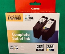 Genuine Canon 285/286 Ink Cartridge Combo for Canon 7720 7820 Printer- OEM- NEW picture